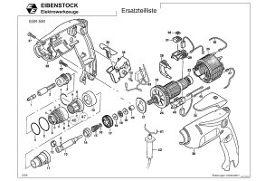 Eibenstock ESR 500 Trockenbauschrauber Ersatzteile