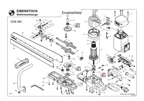 Eibenstock EDB 480 Doppelblattsäge Ersatzteile