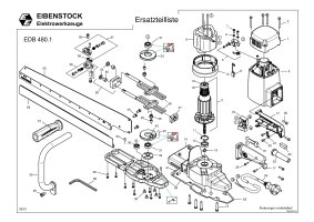 Eibenstock EDB 480.1 Doppelblattsäge Ersatzteile