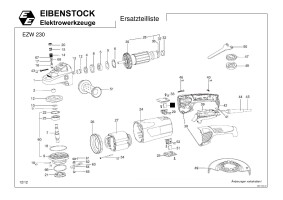 Eibenstock EZW 230 Zweihandwinkelschleifer Ersatzteile