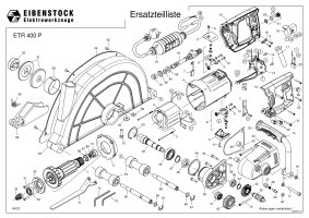 Eibenstock ETR 400 P Trocken-Nass-Trennsystem Ersatzteile