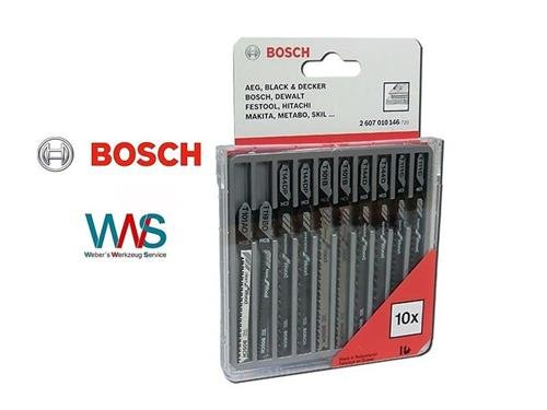 Bosch 10tlg. Stichs&auml;geblatt Set f&uuml;r Holz Neu und OVP!!!