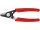 Knipex Abisolierzange f&uuml;r Glasfaserkabel br&uuml;niert mit Kunststoff-Griffh&uuml;llen 130 mm
