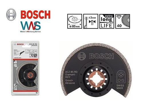 Bosch Diamant-RIFF Segments&auml;geblatt ACZ 85 RD f&uuml;r Fliesen, Fugen, Epoxy und GFK