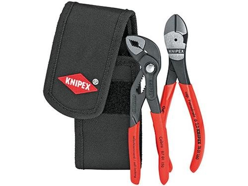 Knipex Mini-Zangenset in Werkzeugg&uuml;rteltasche