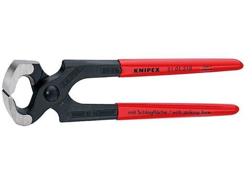 Knipex Hammerzange schwarz atramentiert mit Kunststoff &uuml;berzogen 210 mm