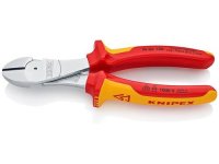 Knipex Kraft-Seitenschneider verchromt 180 mm