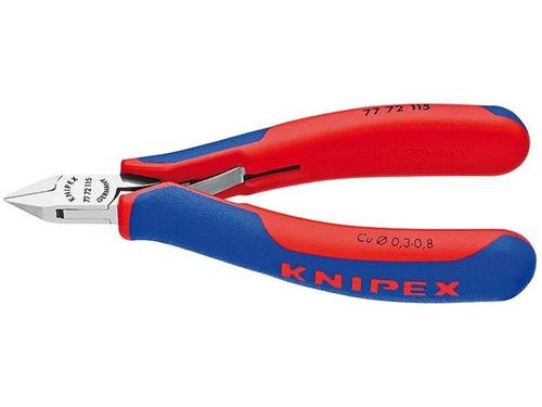 Knipex Elektronik-Seitenschneider mit Mehrkomponenten-H&uuml;llen 115 mm