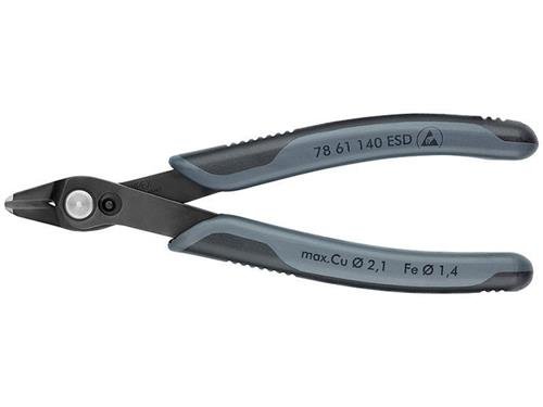 Knipex Electronic Super Knips&reg; XL ESD br&uuml;niert mit Mehrkomponenten-H&uuml;llen 140 mm