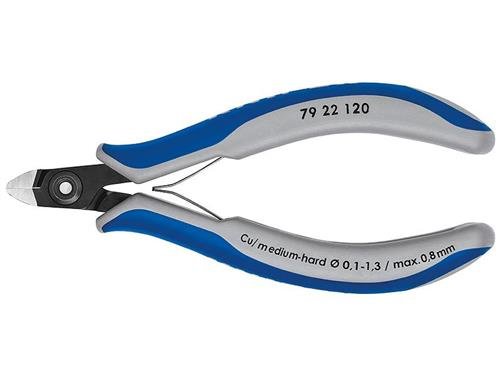 Knipex Pr&auml;zisions-Elektronik-Seitenschneider br&uuml;niert 120 mm