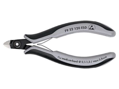 Knipex Pr&auml;zisions-Elektronik-Seitenschneider ESD br&uuml;niert 120 mm