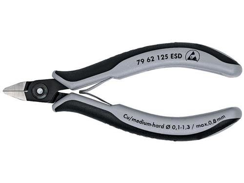 Knipex Pr&auml;zisions-Elektronik-Seitenschneider ESD br&uuml;niert 125 mm