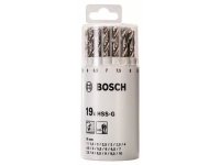Bosch 19tlg. Kunststoffrunddose Metallbohrer-Set HSS-G,...