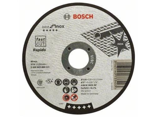 Bosch Trennscheibe gerade Best for Inox - Rapido A 60 W INOX BF, 125 mm, 0,8 mm