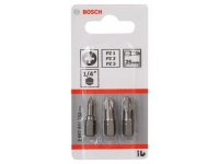 Bosch 3tlg. Schrauberbit-Set Extra-Hart (PZ)