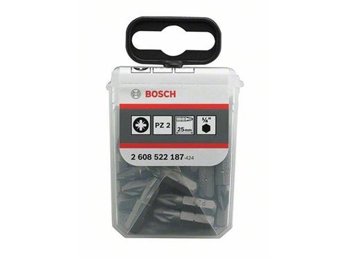 Bosch Schrauberbit Extra-Hart PZ 2, 25 mm