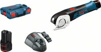 Bosch Akku-Universalschere GUS 12V-300, mit 2 x 2.0 Ah Li-Ion Akku, L-BOXX