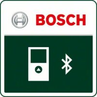 Bosch Laserentfernungsmesser PLR 40 C Distanz bis 40m pr&auml;zise messen Bluetooth-Konnektivit&auml;t Messfunktionen