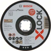 BOSCH X-LOCK Trennsch. 125x1,6mm Std Inox