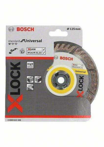 BOSCH X-LOCK DIA-TS 125x22,23 Sf. Univ.