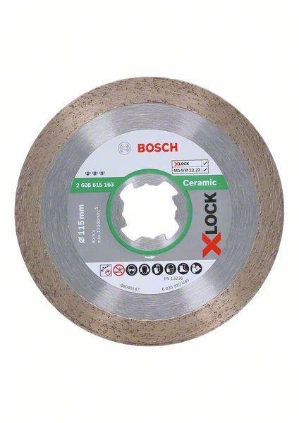 Bosch Diamanttrennscheibe X-LOCK Best for Ceramic, 115&nbsp;x&nbsp;22,23&nbsp;x&nbsp;1,6&nbsp;x&nbsp;10 mm