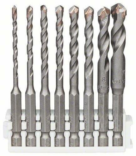 Bosch Fliesenbohrer-Set Hex-9 Ceramic, 8-teilig, 3 - 10 mm