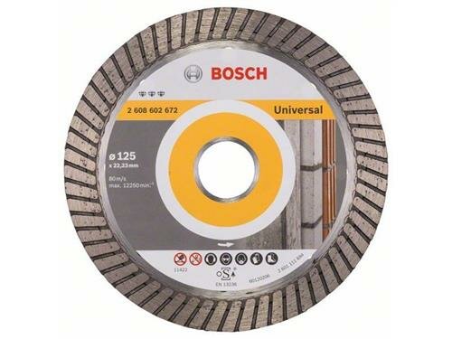 Bosch Diamanttrennscheibe Best for Universal Turbo 125 x 22,23 x 2,2 x 12 mm