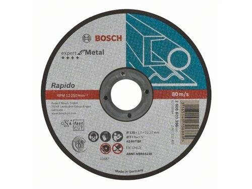 Bosch Trennscheibe gerade Expert for Metal - Rapido AS 60 T BF, 125 mm, 1,0 mm