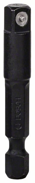 Bosch Adapter zu Steckschl&uuml;sseleins&auml;tze, 1/4 Zoll, 50 mm, Au&szlig;ensechskant