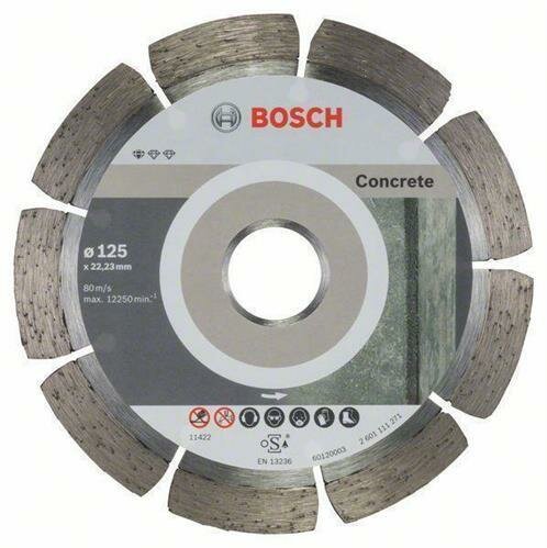 BOSCH 10St. DIA-TS 125x22,23 Std. Concret