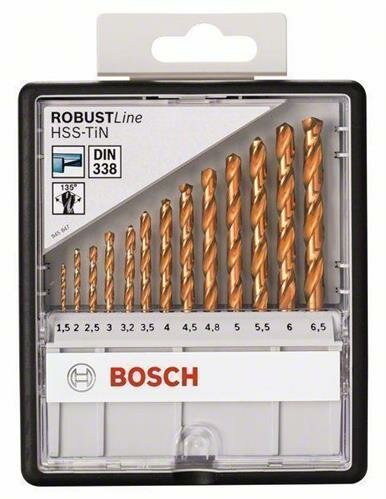 BOSCH RobustLine 13 tlg. HSS-TIN 135&deg; Boh