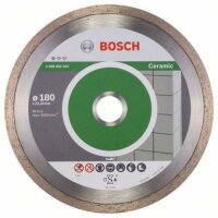 Bosch Diamanttrennscheibe Standard for Ceramic, 180 x 22,23 x 1,6 x 7 mm, 1er-Pack