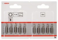 BOSCH 10ST Torxschr.Bit T20 XH 25mm