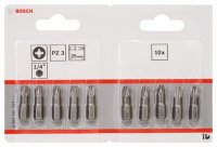 BOSCH 10ST PZ Kreuzs.Bit Gr. 3 XH 25mm