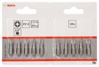 BOSCH 10ST PZ Kreuzs.Bit Gr.2 XH 25mm