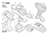 Bosch Ersatzteile f&uuml;r GSR 1440-LI Akku Schrauber