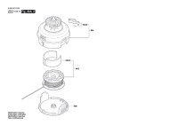 Bosch Ersatzteile f&uuml;r UniversalGrassCut 18-260 Akku Rasentrimmer Nr.1 Geh&auml;useunterteil