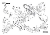 Bosch Ersatzteile f&uuml;r UniversalChain 18 Akku Kettens&auml;ge Nr.3/35 Schalter
