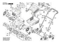 Bosch Ersatzteile f&uuml;r UniversalVerticutt 1100 Vertikutierer