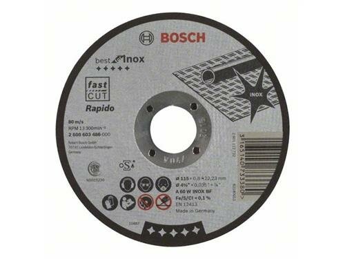 Bosch Trennscheibe gerade Best for Inox - Rapido A 60 W INOX BF, 115 mm, 0,8 mm