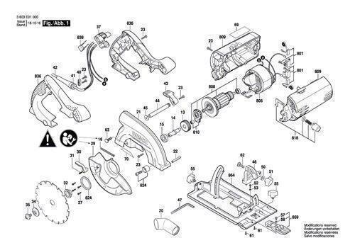 Bosch Ersatzteile f&uuml;r PKS 55A Handkreiss&auml;ge Nr.14 Getriebewelle