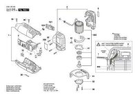 Bosch Ersatzteile f&uuml;r GWS 12V-76 Akku-Winkelschleifer Nr.62 Anpressplatte