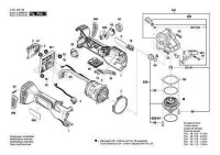 Bosch Ersatzteile f&uuml;r GWS 18V-15 SC Akku-Winkelschleifer