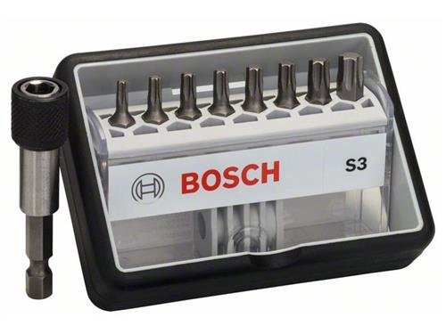 Bosch 8+1tlg. Robust Line Schrauberbit-Set S Extra-Hart 25 mm, 8+1tlg.