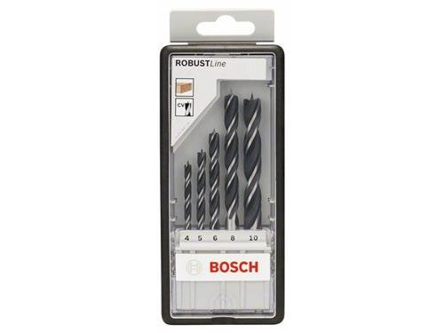 Bosch 5tlg. Robust Line Holzspiralbohrer-Set