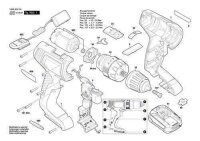 Bosch Ersatzteile f&uuml;r EasyImpact 18V-40 Akku-Schlagbohrmaschine
