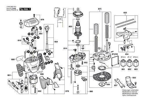 Bosch Ersatzteile f&uuml;r POF 1200 AE Oberfr&auml;se Nr.663 &Uuml;berwurfmutter