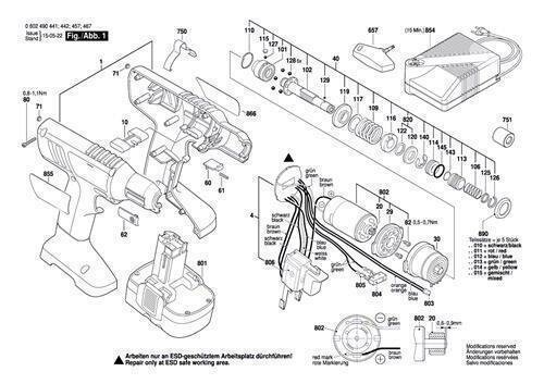 Bosch Ersatzteile f&uuml;r EXACT 12 Industrie Akkuschrauber