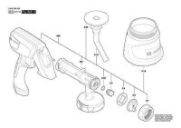 Bosch Ersatzteile f&uuml;r EasySpray 18V-100 Spr&uuml;hpistole Nr.2/4 Einsatz