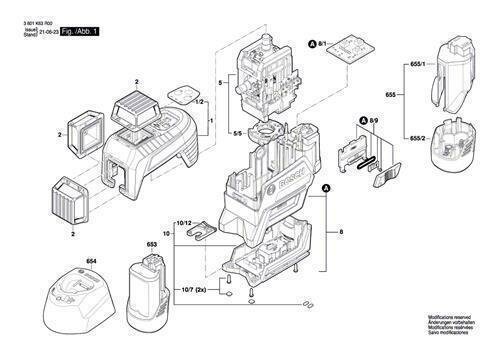 Bosch Ersatzteile f&uuml;r GLL 3-80 C Baulaser